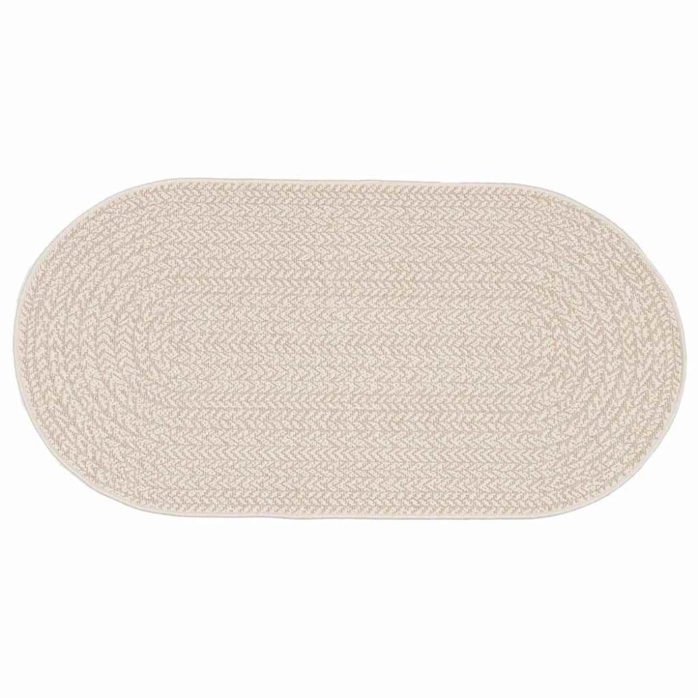 vidaXL Covor Crem 100 x 200 cm PP