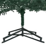 vidaXL Brad de Crăciun artificial cu suport, verde, 500 cm, PVC vidaXL Brad de Crăciun artificial cu suport, verde, 500 cm, PVC