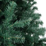 vidaXL Brad de Crăciun artificial cu suport, verde, 500 cm, PVC vidaXL Brad de Crăciun artificial cu suport, verde, 500 cm, PVC