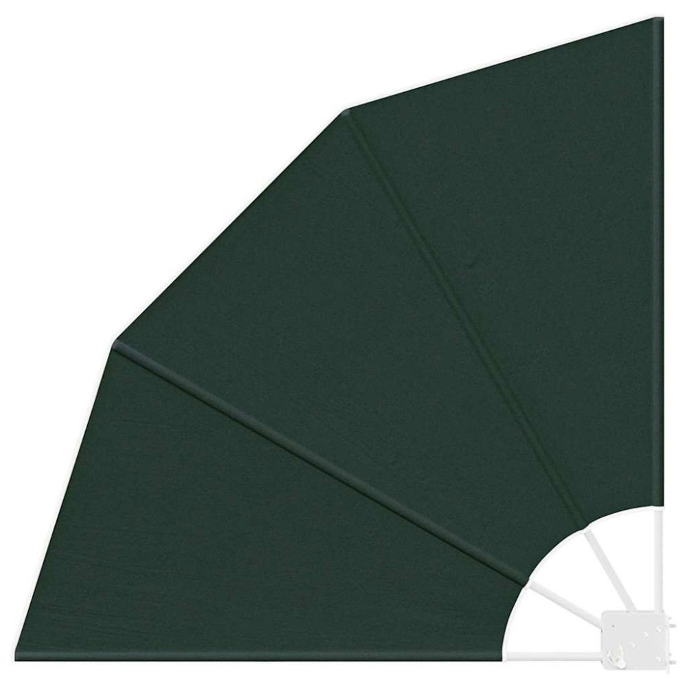 vidaXL Ecran de intimitate pentru balcon Verde închis 115 x 115 cm