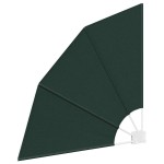 vidaXL Ecran de intimitate pentru balcon Verde închis 115 x 115 cm