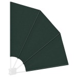 vidaXL Ecran de intimitate pentru balcon Verde închis 115 x 115 cm