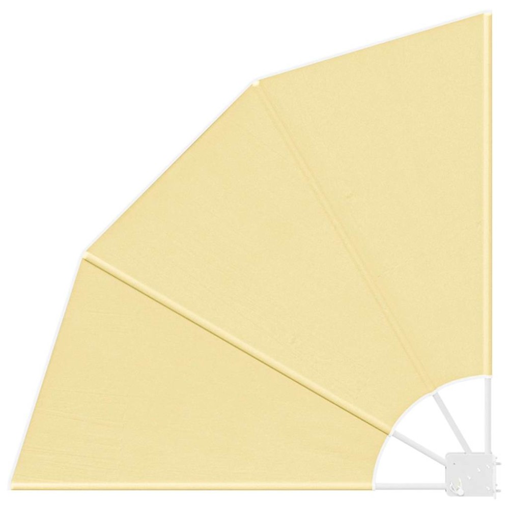 vidaXL Ecran de intimitate pentru balcon Nisipiu 115 x 115 cm