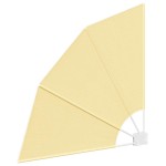 vidaXL Ecran de intimitate pentru balcon Nisipiu 115 x 115 cm