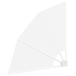 vidaXL Ecran de intimitate pentru balcon Alb 115 x 115 cm Poliester