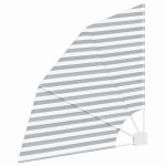 vidaXL Ecran de intimitate pentru balcon Antracit și Alb 115 x 115 cm