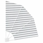 vidaXL Ecran de intimitate pentru balcon Antracit și Alb 115 x 115 cm