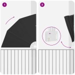 vidaXL Ecran de intimitate pentru balcon Antracit 160 x 160 cm