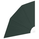 vidaXL Ecran de intimitate pentru balcon Verde închis 160 x 160 cm