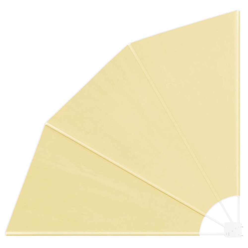 vidaXL Ecran de intimitate pentru balcon Nisipiu 160 x 160 cm