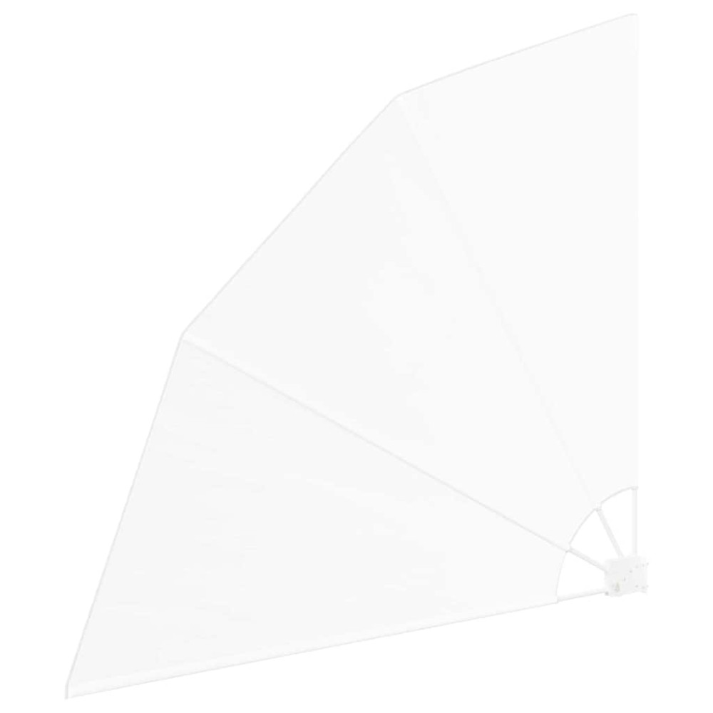 vidaXL Ecran de intimitate pentru balcon Alb 160 x 160 cm Poliester