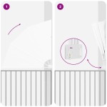 vidaXL Ecran de intimitate pentru balcon Alb 160 x 160 cm Poliester