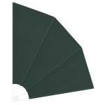 vidaXL Ecran de intimitate pentru balcon Verde închis 140 x 140 cm