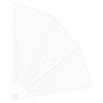 vidaXL Ecran de intimitate pentru balcon Alb 140 x 140 cm Poliester