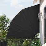 vidaXL Ecran de intimitate pentru balcon Antracit 210 x 210 cm