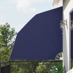 vidaXL Ecran de intimitate pentru balcon Albastru marin 210 x 210 cm
