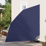 vidaXL Ecran de intimitate pentru balcon Albastru marin 210 x 210 cm