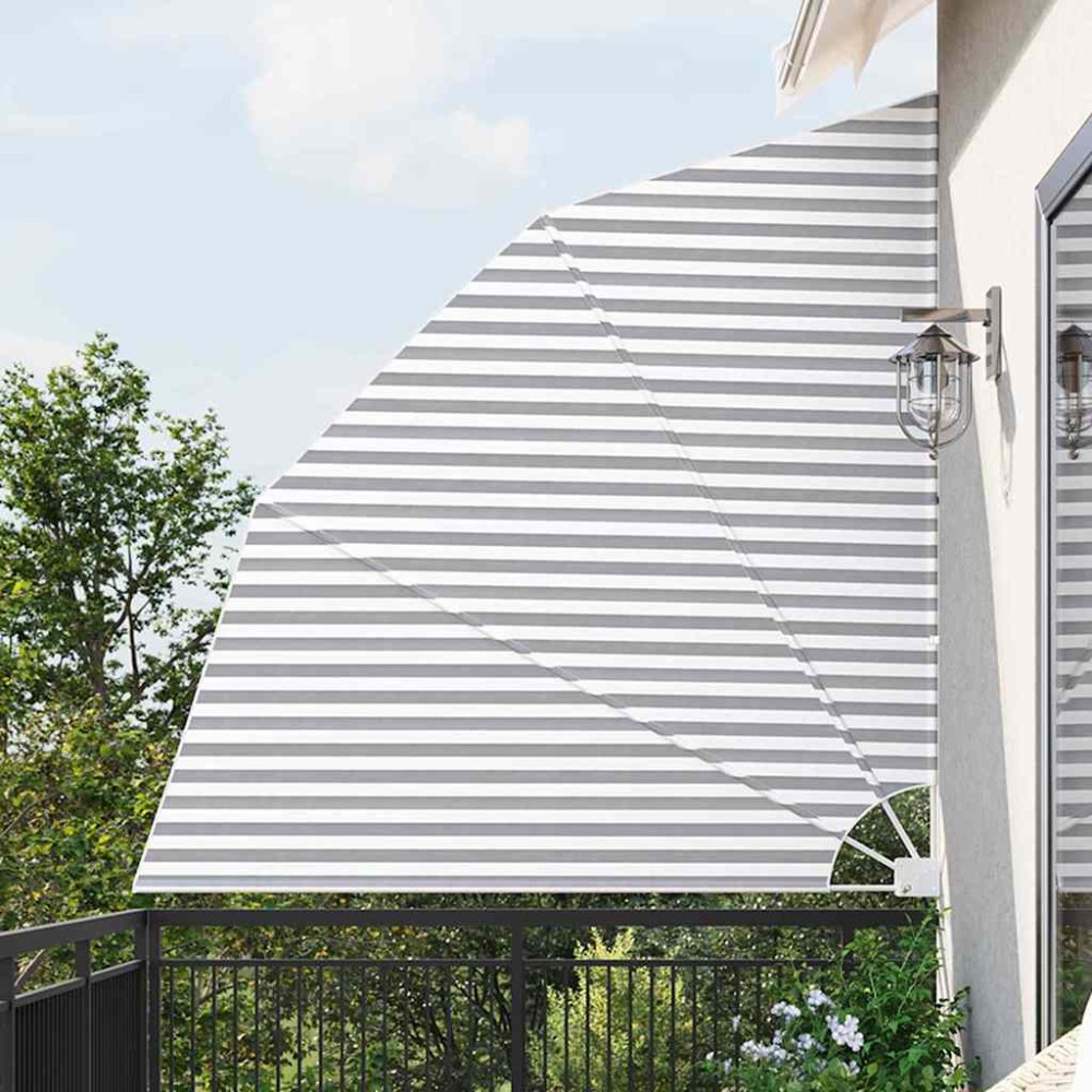 vidaXL Ecran de intimitate pentru balcon Antracit și Alb 210 x 210 cm