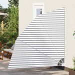 vidaXL Ecran de intimitate pentru balcon Antracit și Alb 210 x 210 cm