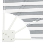 vidaXL Ecran de intimitate pentru balcon Antracit și Alb 210 x 210 cm