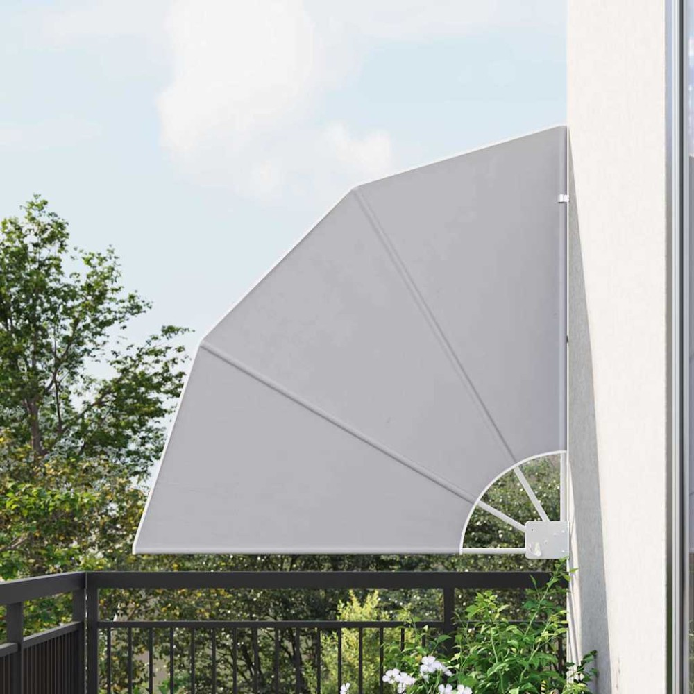 vidaXL Ecran de intimitate pentru balcon Gri 115 x 115 cm Poliester