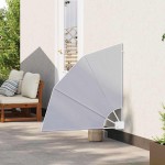 vidaXL Ecran de intimitate pentru balcon Gri 115 x 115 cm Poliester