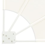 vidaXL Ecran de intimitate pentru balcon Crem 115 x 115 cm Poliester