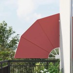 vidaXL Ecran de intimitate pentru balcon Terracota 115 x 115 cm