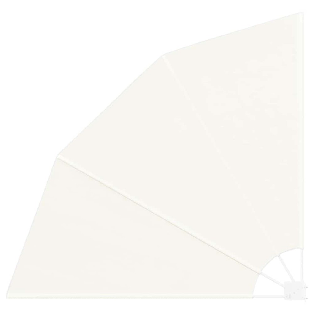 vidaXL Ecran de intimitate pentru balcon Crem 160 x 160 cm Poliester