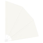 vidaXL Ecran de intimitate pentru balcon Crem 160 x 160 cm Poliester