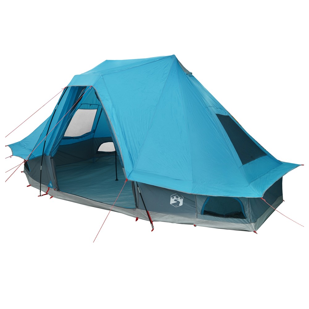 vidaXL Cort de familie Tipi cu acoperiș albastru 466 x 310 x 240 cm