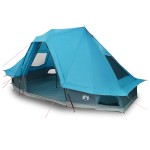 vidaXL Cort de familie Tipi cu acoperiș albastru 466 x 310 x 240 cm vidaXL Cort de familie Tipi cu acoperiș albastru 466 x 310 x 240 cm