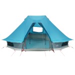 vidaXL Cort de familie Tipi cu acoperiș albastru 466 x 310 x 240 cm vidaXL Cort de familie Tipi cu acoperiș albastru 466 x 310 x 240 cm