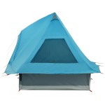vidaXL Cort de familie Tipi cu acoperiș albastru 466 x 310 x 240 cm vidaXL Cort de familie Tipi cu acoperiș albastru 466 x 310 x 240 cm