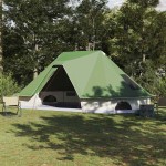 vidaXL Cort de familie Tipi cu acoperiș Verde 680 x 430 x 270 cm
