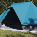 vidaXL Cort de familie Tipi cu acoperiș albastru 680 x 430 x 270 cm vidaXL Cort de familie Tipi cu acoperiș albastru 680 x 430 x 270 cm