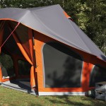 vidaXL Cort de familie Tipi Gri și Portocalie 508 x 470 x 300 cm vidaXL Cort de familie Tipi Gri și Portocalie 508 x 470 x 300 cm