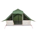 vidaXL Cort de familie Tipi cu acoperiș Verde 364 x 281 x 257 cm vidaXL Cort de familie Tipi cu acoperiș Verde 364 x 281 x 257 cm