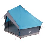 vidaXL Cort Familial Tipi Albastru pentru 8 Persoane Impermeabil vidaXL Cort Familial Tipi Albastru pentru 8 Persoane Impermeabil