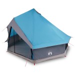 vidaXL Cort Familial Tipi Albastru pentru 8 Persoane Impermeabil vidaXL Cort Familial Tipi Albastru pentru 8 Persoane Impermeabil