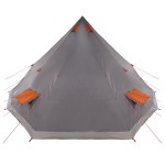 vidaXL Cort de familie Tipi Gri și Portocalie 560 x 560 x 300 cm vidaXL Cort de familie Tipi Gri și Portocalie 560 x 560 x 300 cm