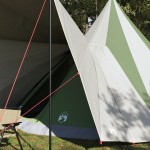 vidaXL Cort familie Tipi Verde 12 persoane waterproof
