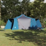 vidaXL Cort Tipi în albastru, pentru 8 persoane, waterproof.