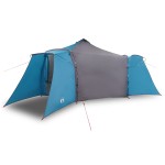 vidaXL Cort Tipi în albastru, pentru 8 persoane, waterproof.