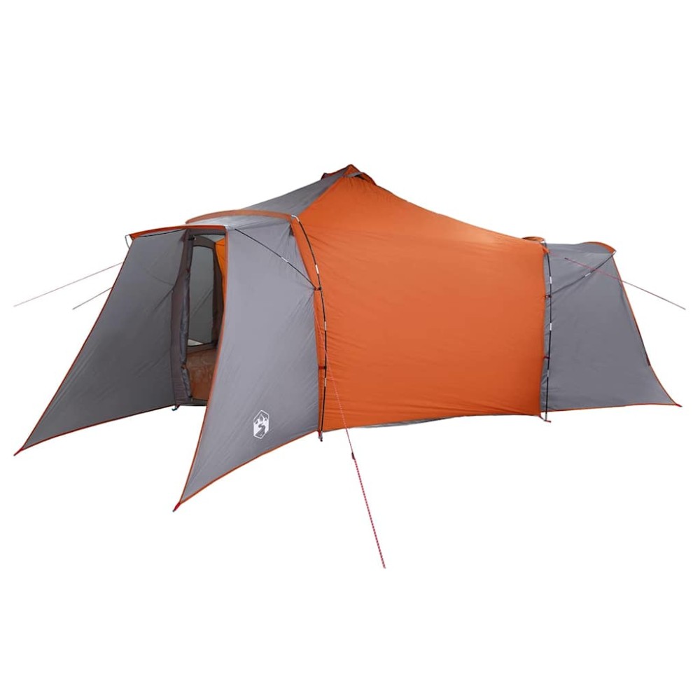 vidaXL Cort cu acoperiș Gri și Portocalie 492 x 492 x 275 cm Poliester