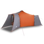 vidaXL Cort cu acoperiș Gri și Portocalie 492 x 492 x 275 cm Poliester vidaXL Cort cu acoperiș Gri și Portocalie 492 x 492 x 275 cm Poliester