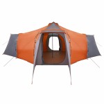 vidaXL Cort cu acoperiș Gri și Portocalie 492 x 492 x 275 cm Poliester vidaXL Cort cu acoperiș Gri și Portocalie 492 x 492 x 275 cm Poliester
