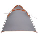 vidaXL Cort cu acoperiș Manual Gri și Portocalie 370 x 230 x 185 cm vidaXL Cort cu acoperiș Manual Gri și Portocalie 370 x 230 x 185 cm
