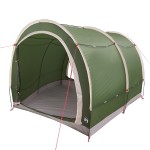 vidaXL Cort pentru depozitare biciclete Verde 256 x 222 x 182 cm