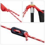 vidaXL Cort interior Negru 220 x 128 x 110 cm Plasă